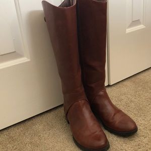 Tall Brown Riding Boots